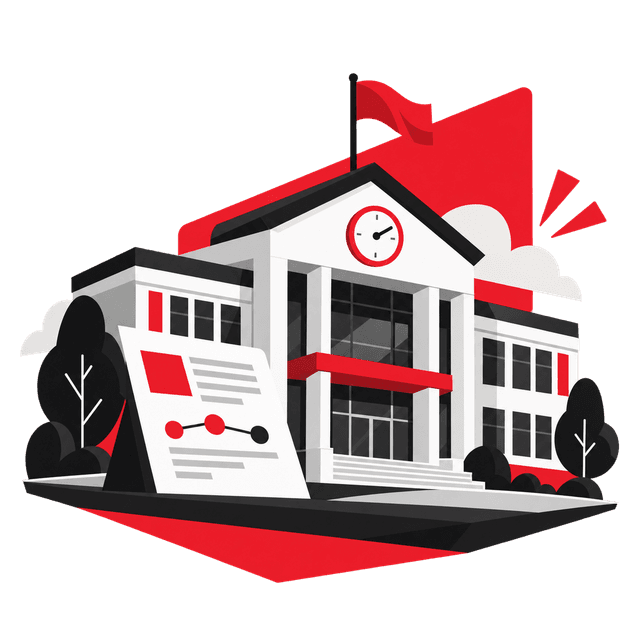 A school building representing programme delivery for schools
