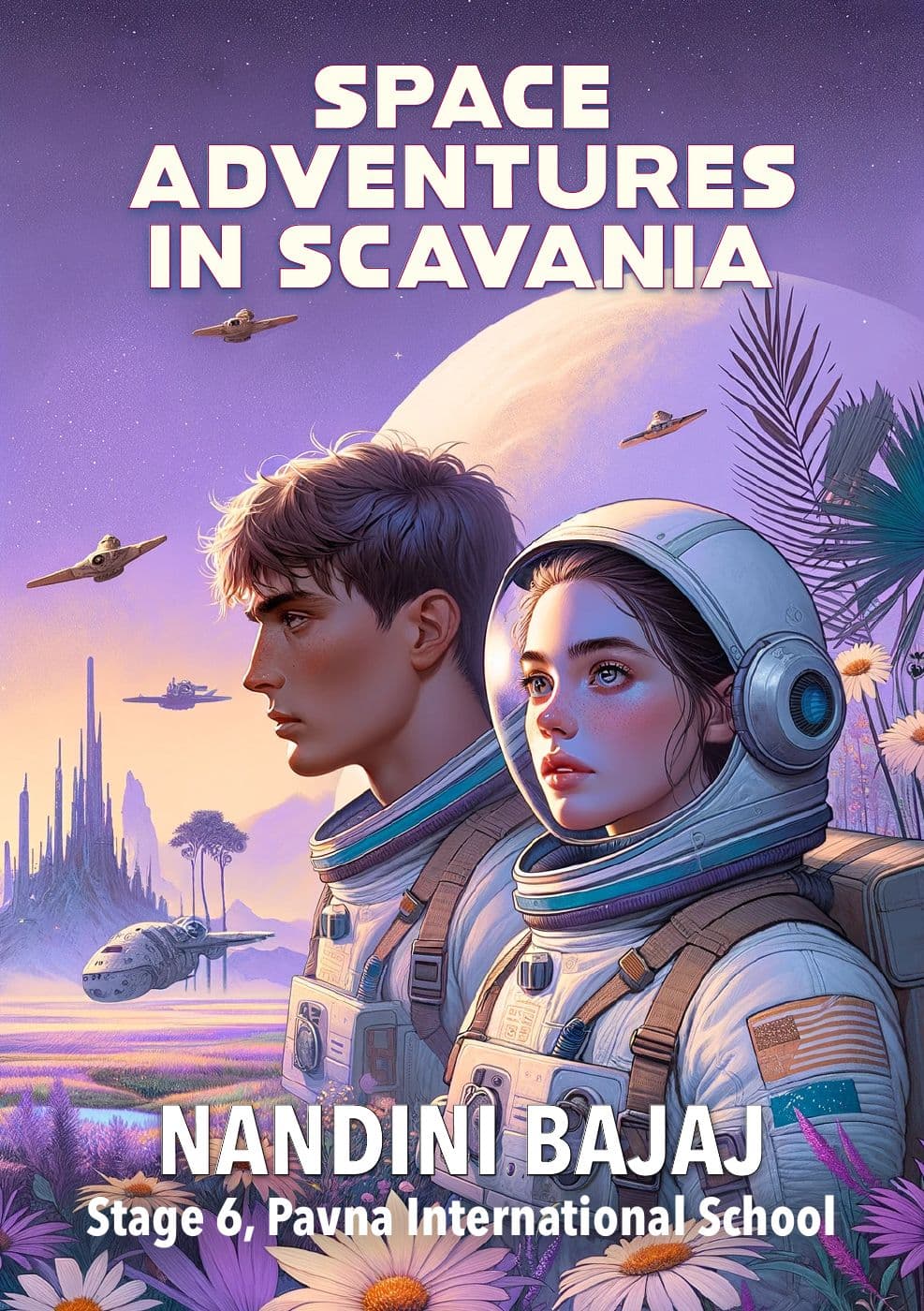 Space Adventures in Scavania cover page
