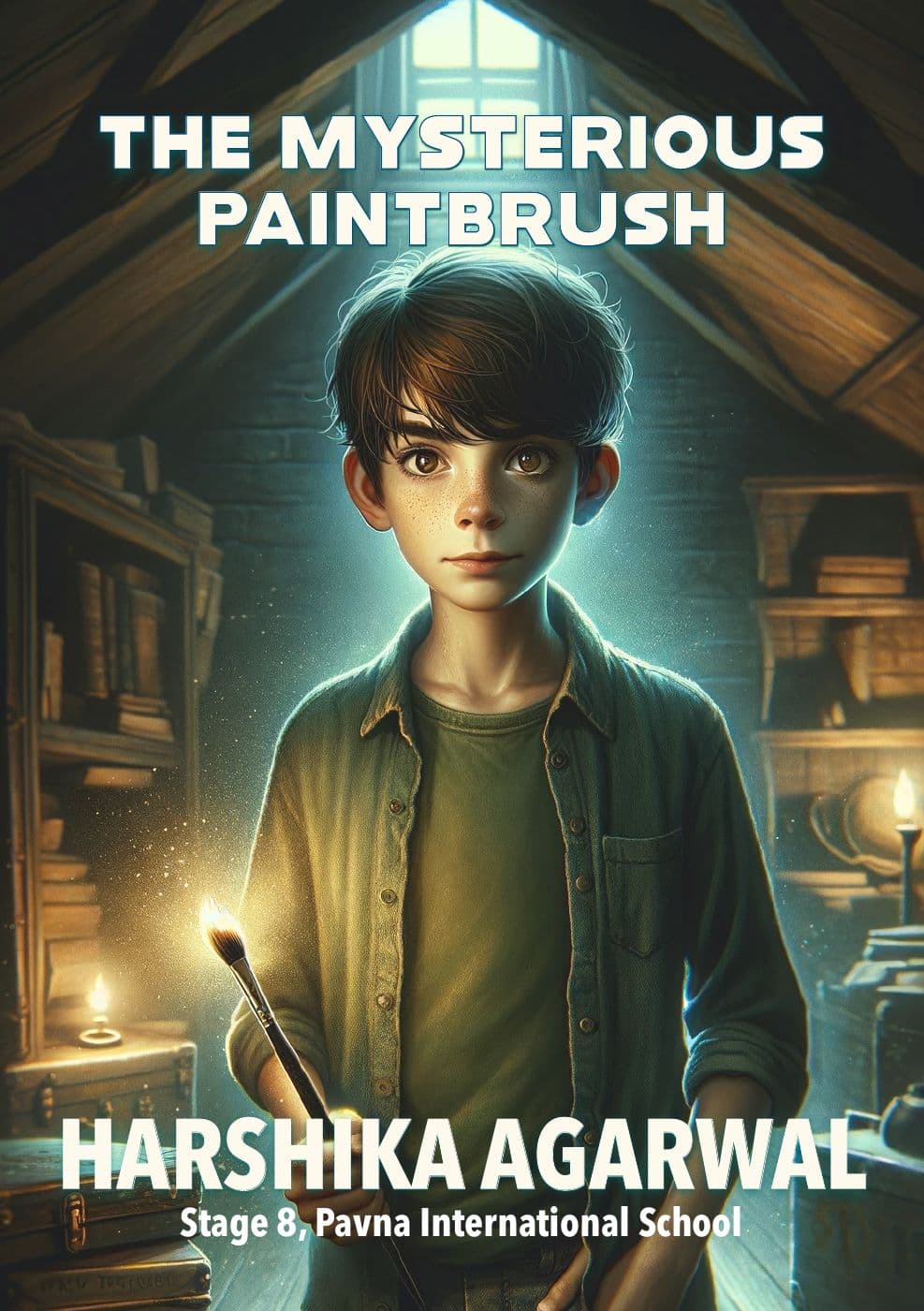The Mysterious Paintbrush cover page